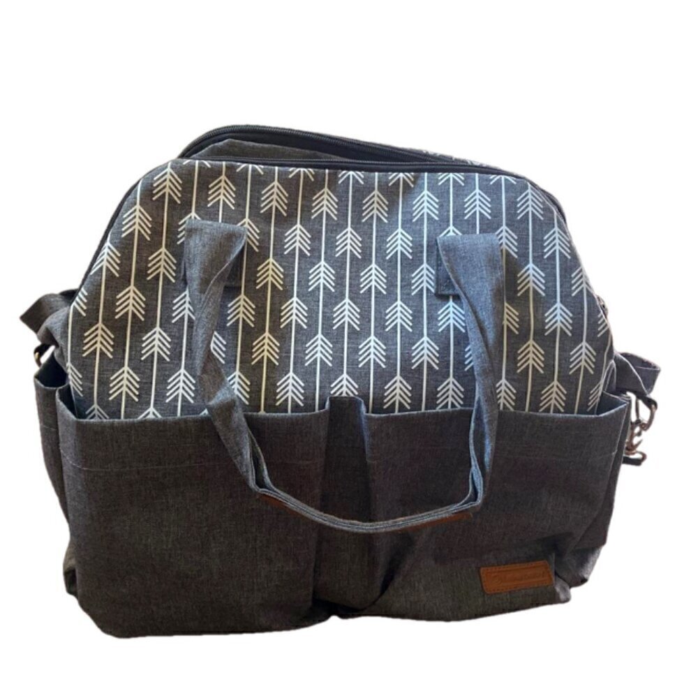 Lekebaby Large Diaper Tote Bag